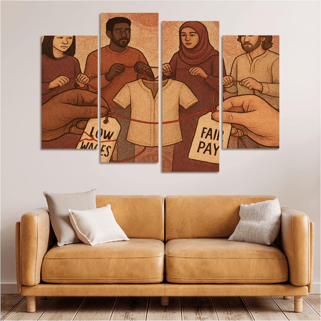 Threads Of Dignity framed paintings