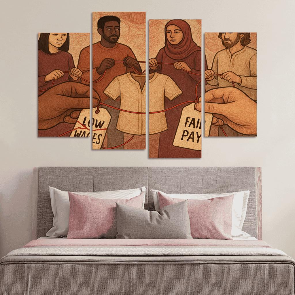 Threads Of Dignity framed paintings