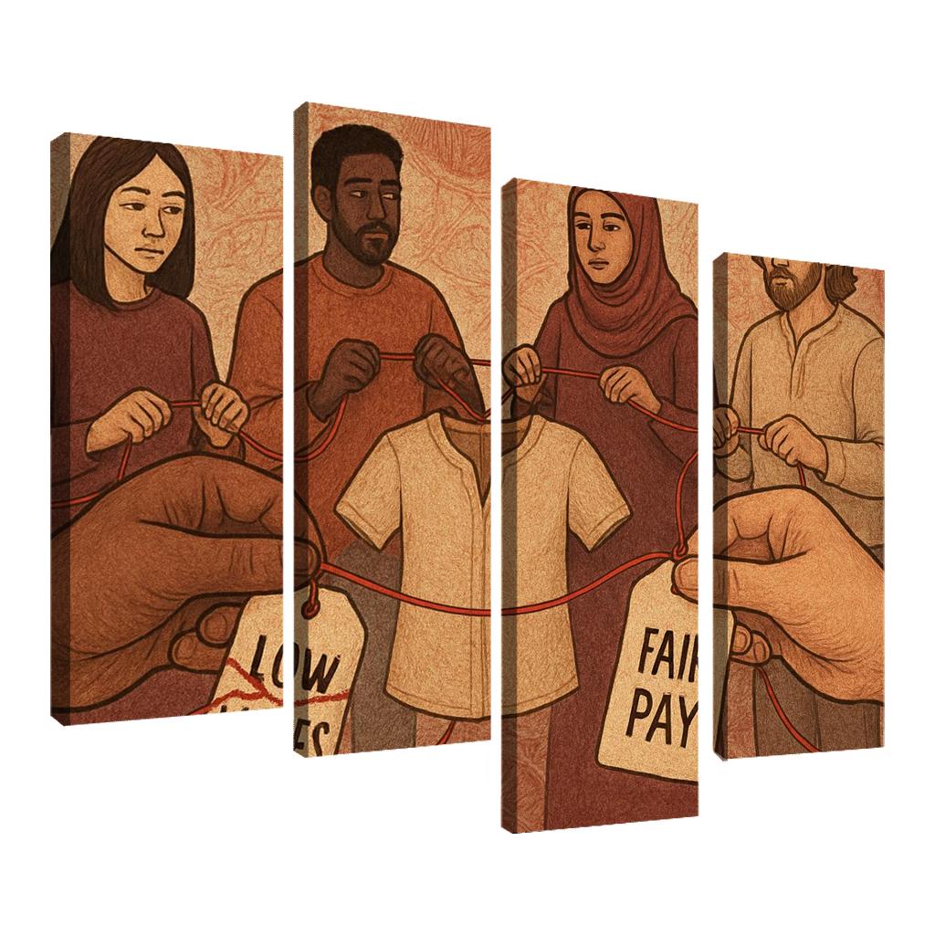 Threads Of Dignity framed paintings