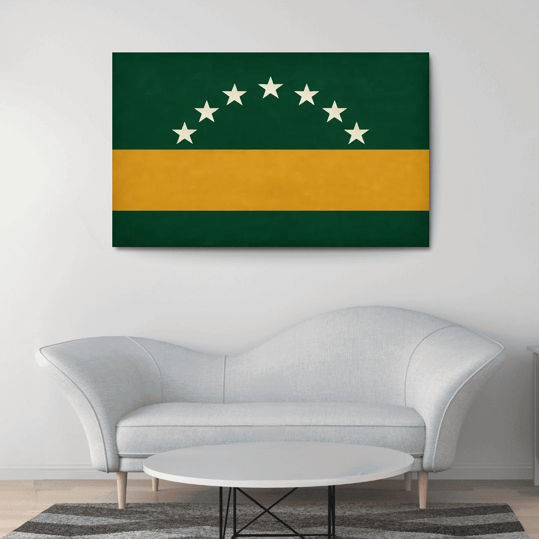 Seven Stars Desert Union Standard oil paintings frame