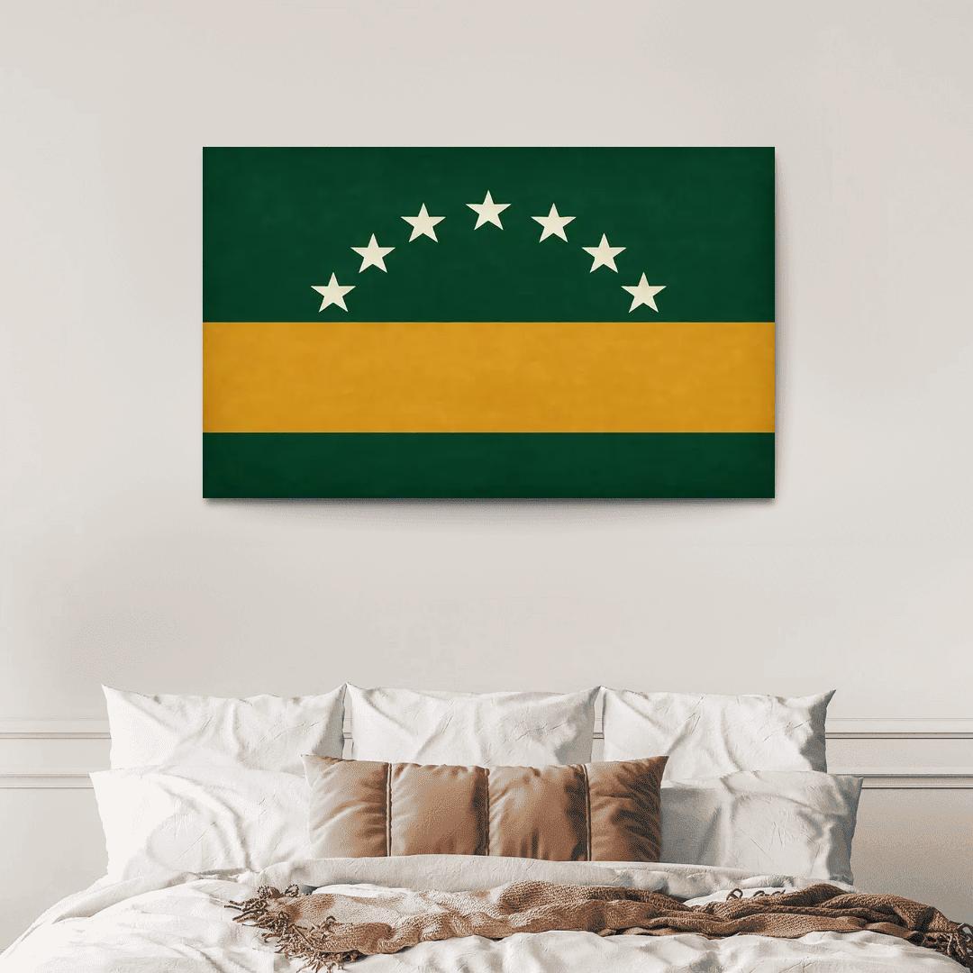 Seven Stars Desert Union Standard oil paintings frame