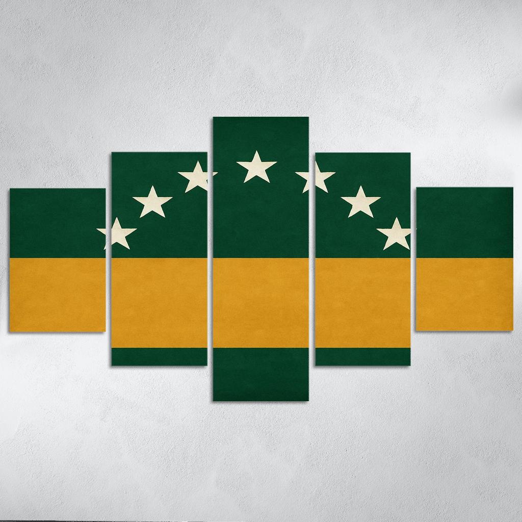 Seven Stars Desert Union Standard oil paintings frame