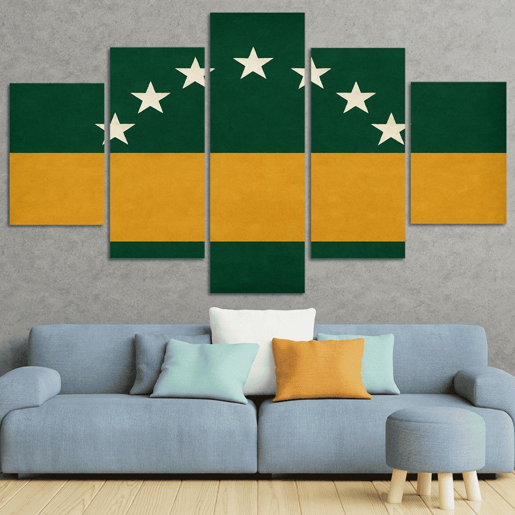 Seven Stars Desert Union Standard oil paintings frame