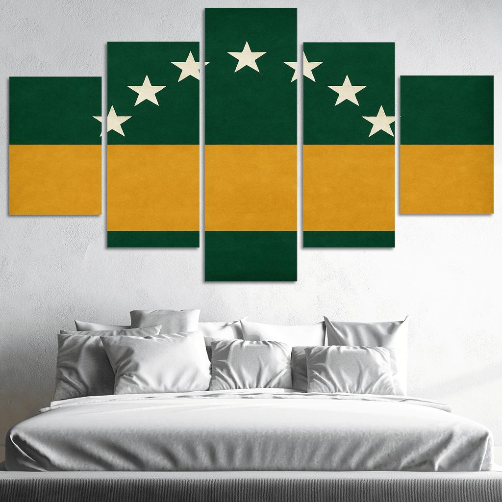 Seven Stars Desert Union Standard oil paintings frame