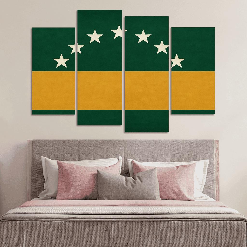 Seven Stars Desert Union Standard oil paintings frame