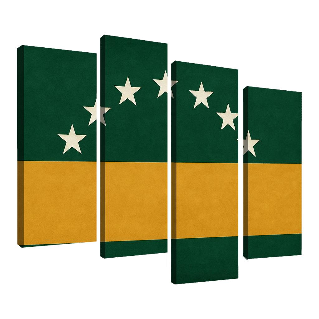 Seven Stars Desert Union Standard oil paintings frame