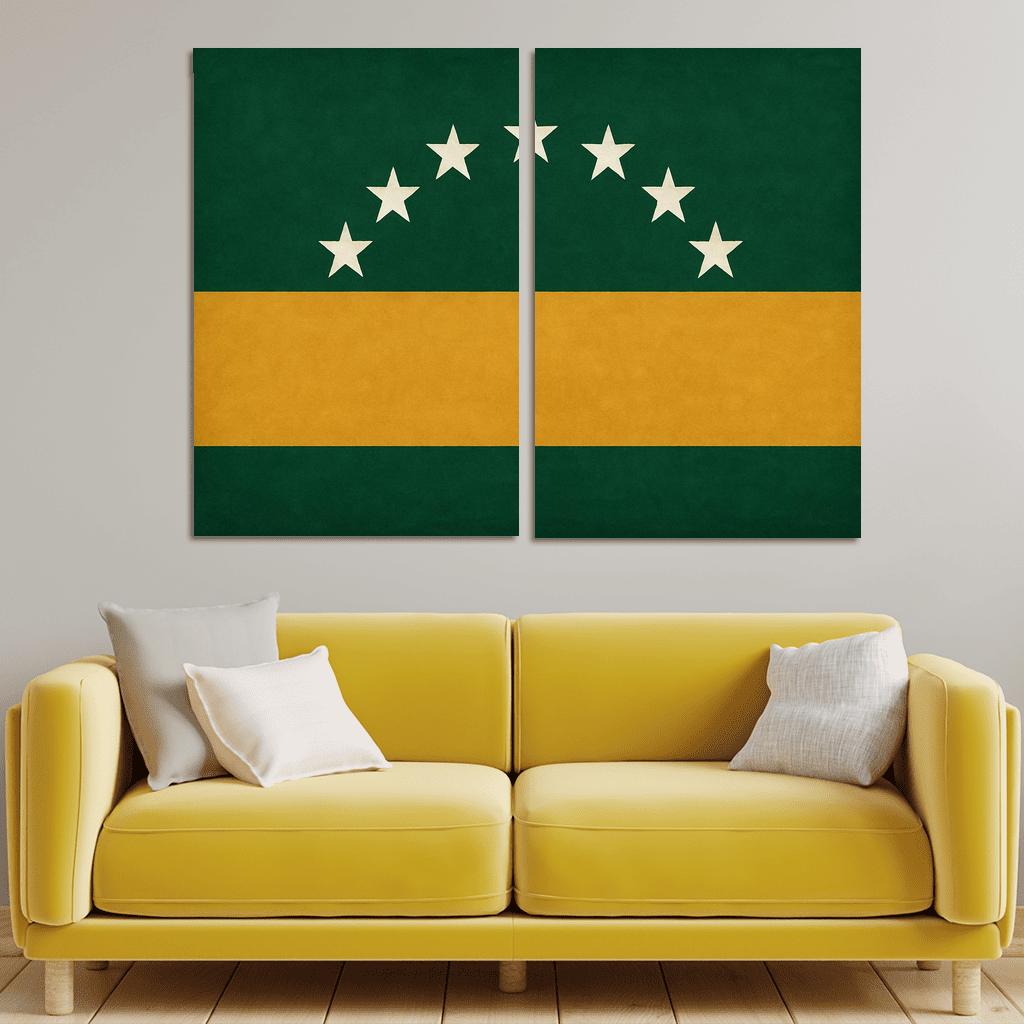 Seven Stars Desert Union Standard oil paintings frame