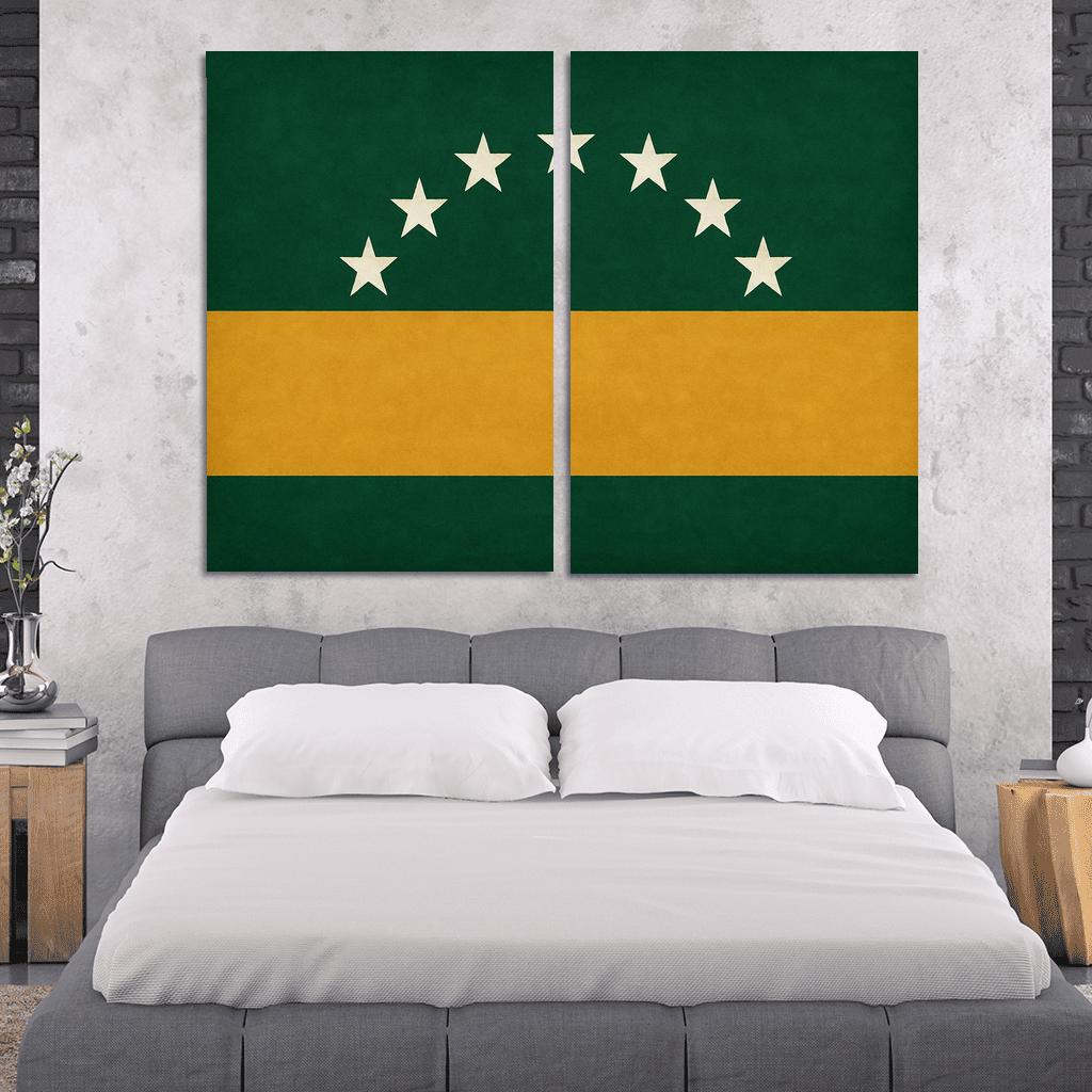 Seven Stars Desert Union Standard oil paintings frame