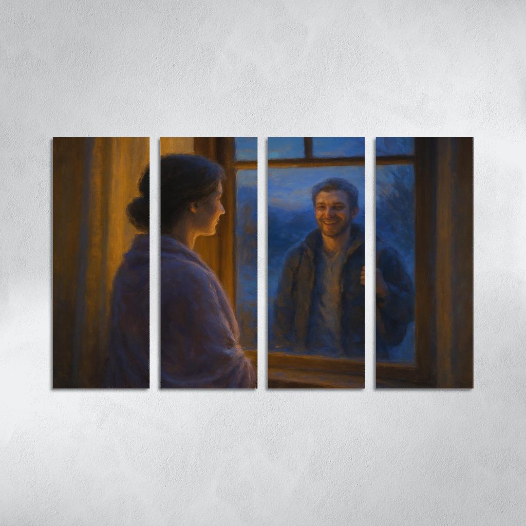 Window Of Returning Light framed paintings