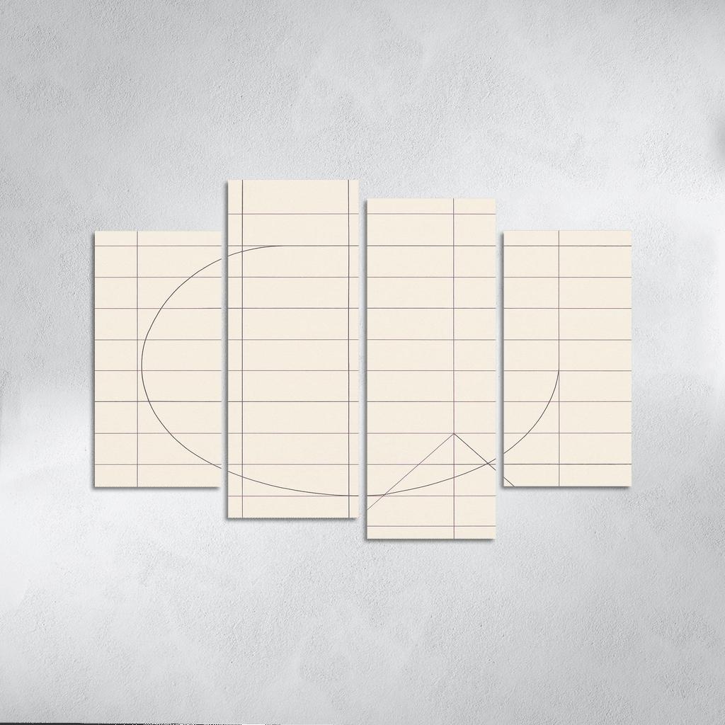 Linear Horizon Of Thought modern paintings frame