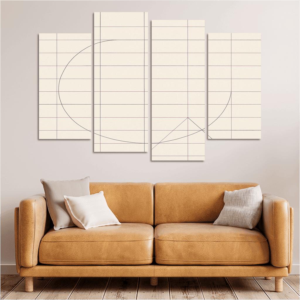 Linear Horizon Of Thought modern paintings frame
