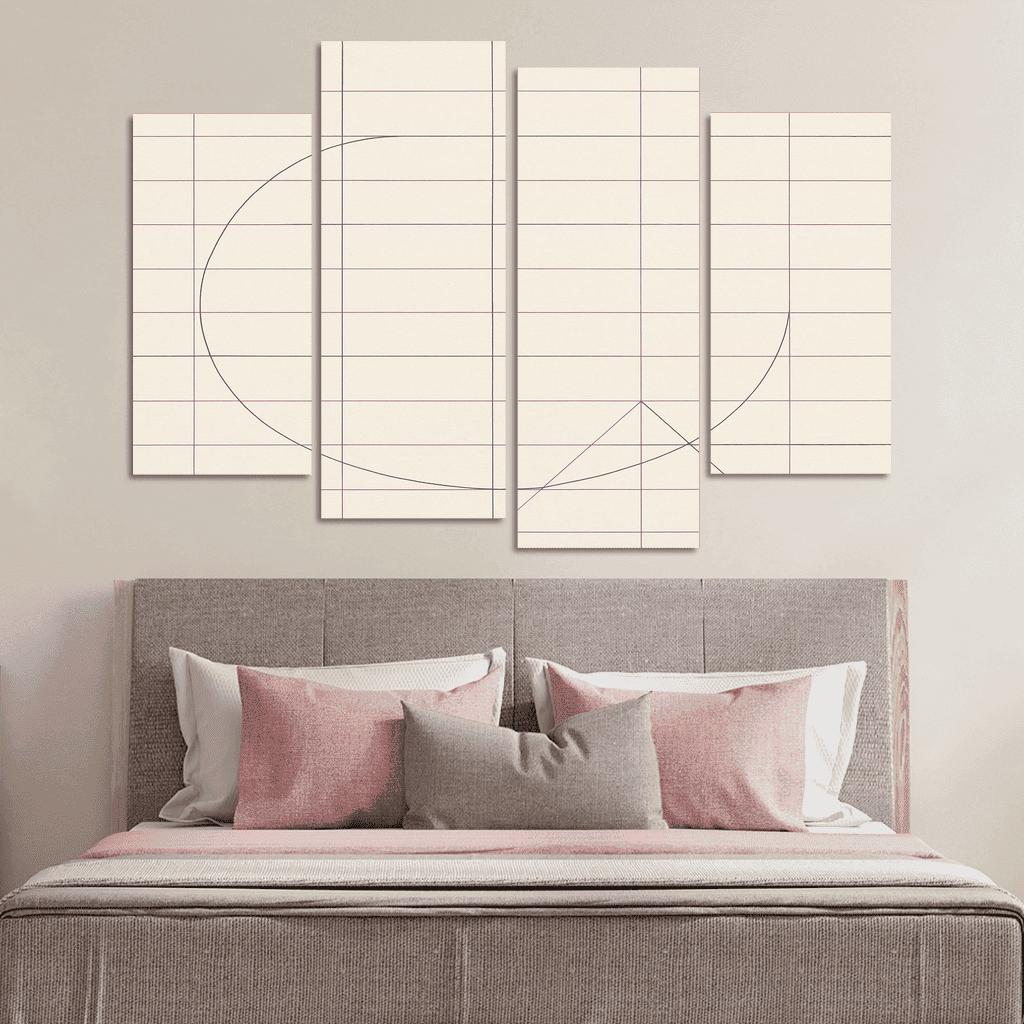 Linear Horizon Of Thought modern paintings frame