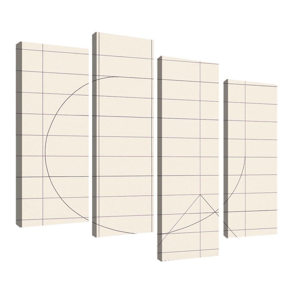 Linear Horizon Of Thought modern paintings frame