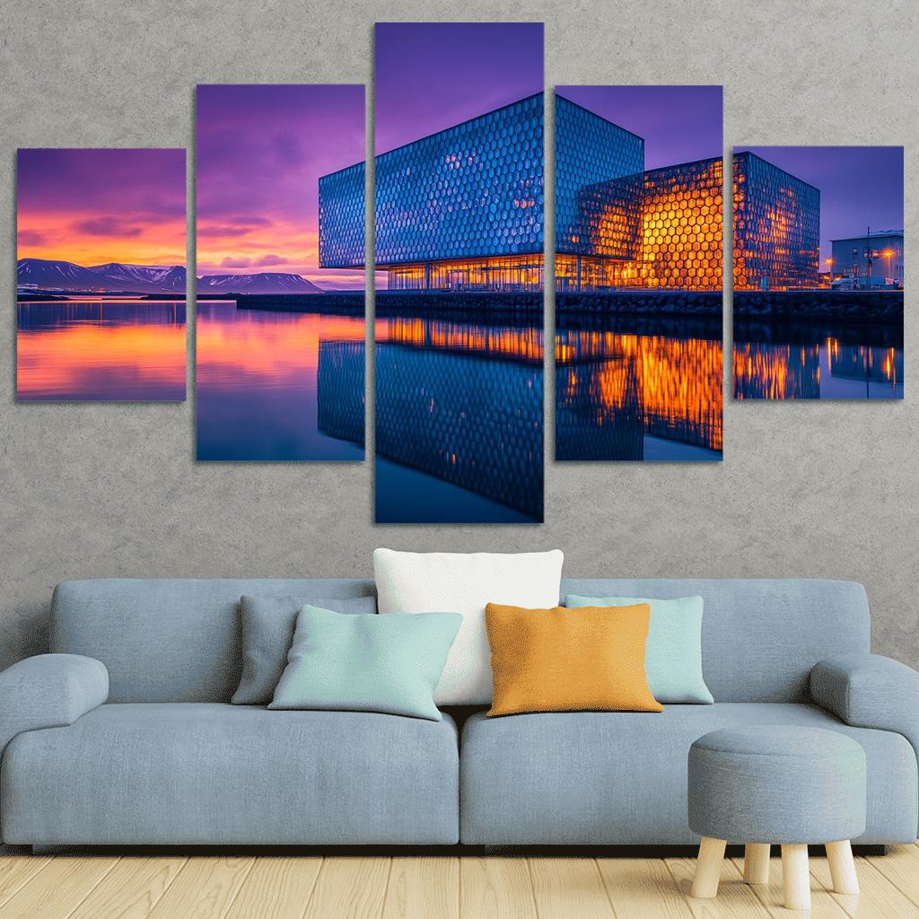 Harpa Concert Hall Reykjavik art trends