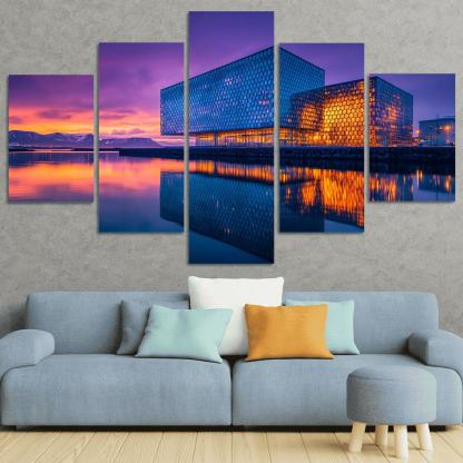 Harpa Concert Hall Reykjavik art trends