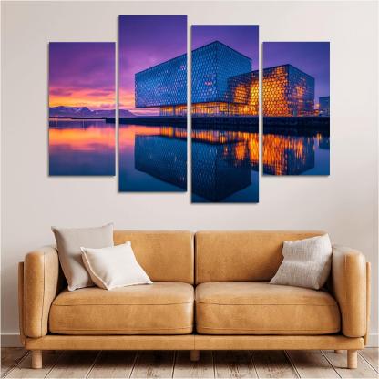 Harpa Concert Hall Reykjavik art trends