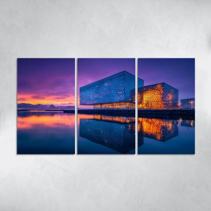 Harpa Concert Hall Reykjavik art trends