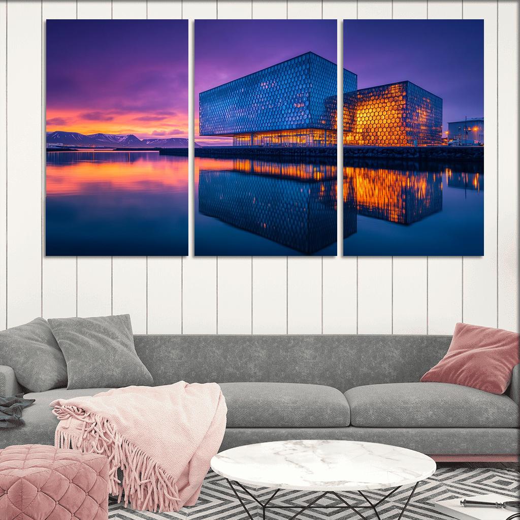 Harpa Concert Hall Reykjavik art trends