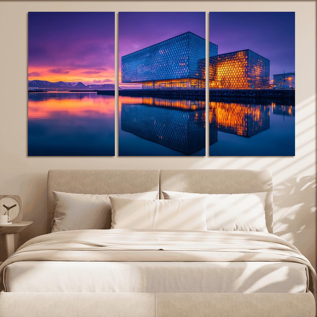 Harpa Concert Hall Reykjavik art trends