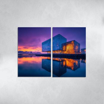 Harpa Concert Hall Reykjavik art trends