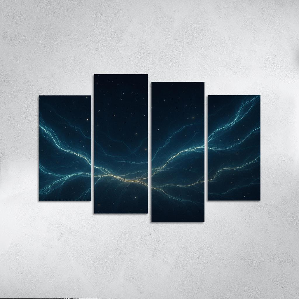 Whispers From Interstellar Plasma Filaments premium artwork frames