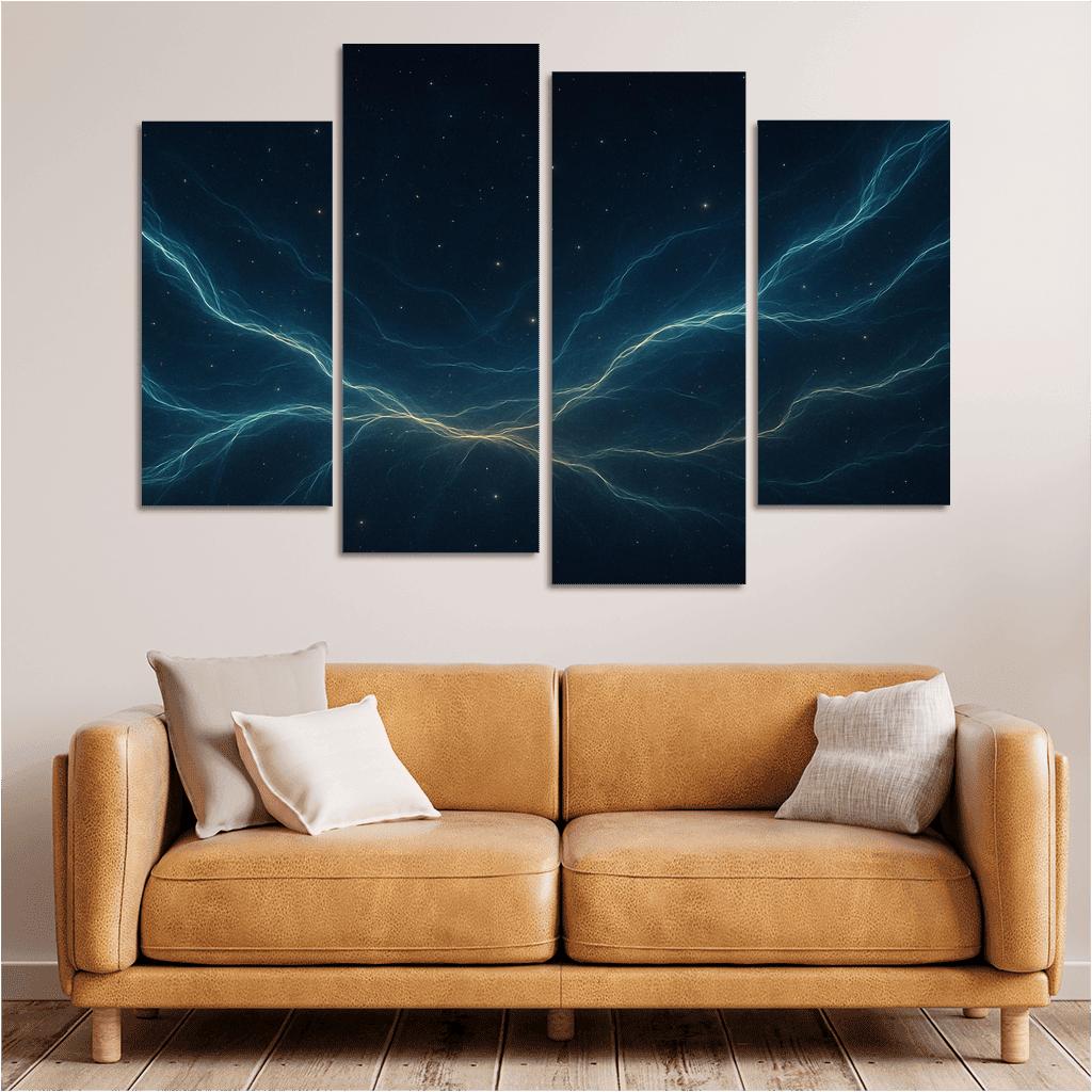 Whispers From Interstellar Plasma Filaments premium artwork frames