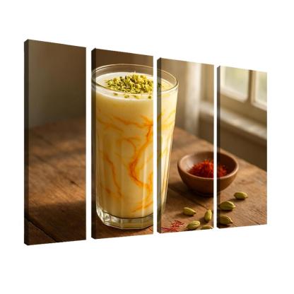 Saffron Sunrise Yogurt Lassi wall decor
