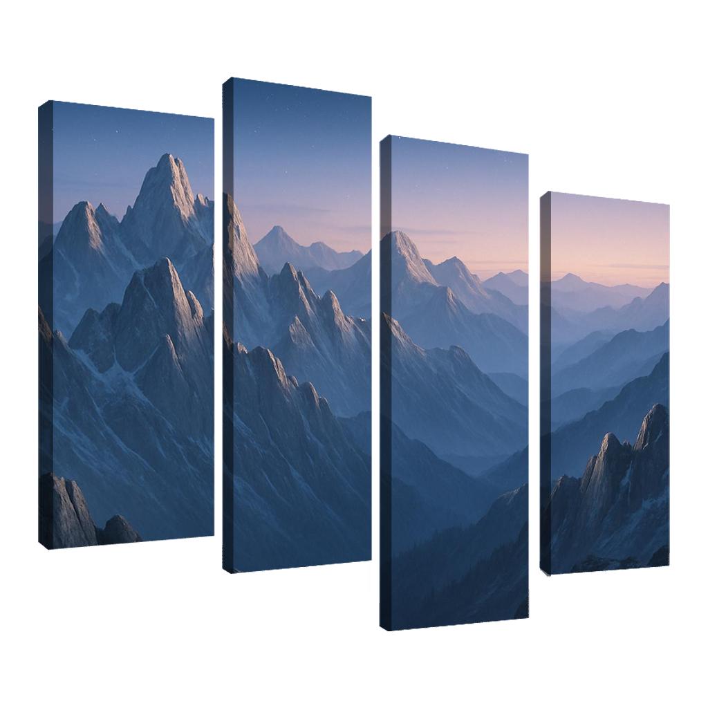 Celestial Dawn Over Frosted Granite Range wall decor