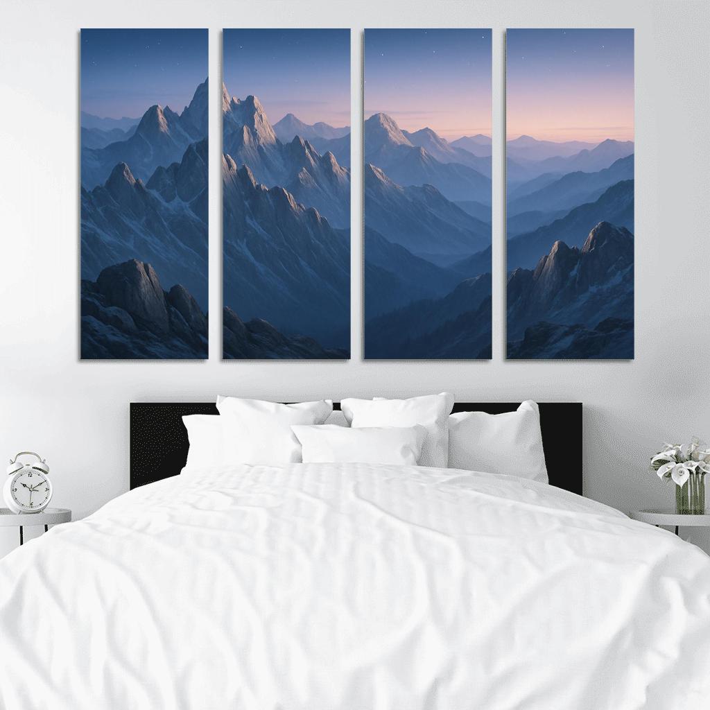 Celestial Dawn Over Frosted Granite Range wall decor
