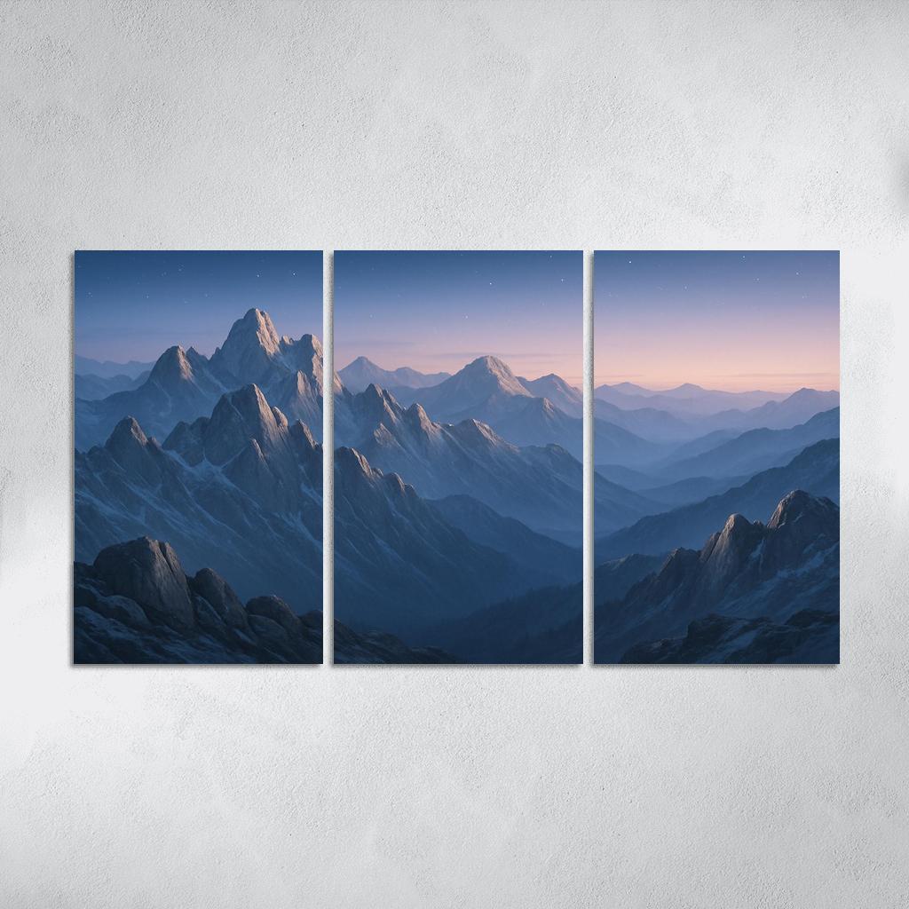 Celestial Dawn Over Frosted Granite Range wall decor