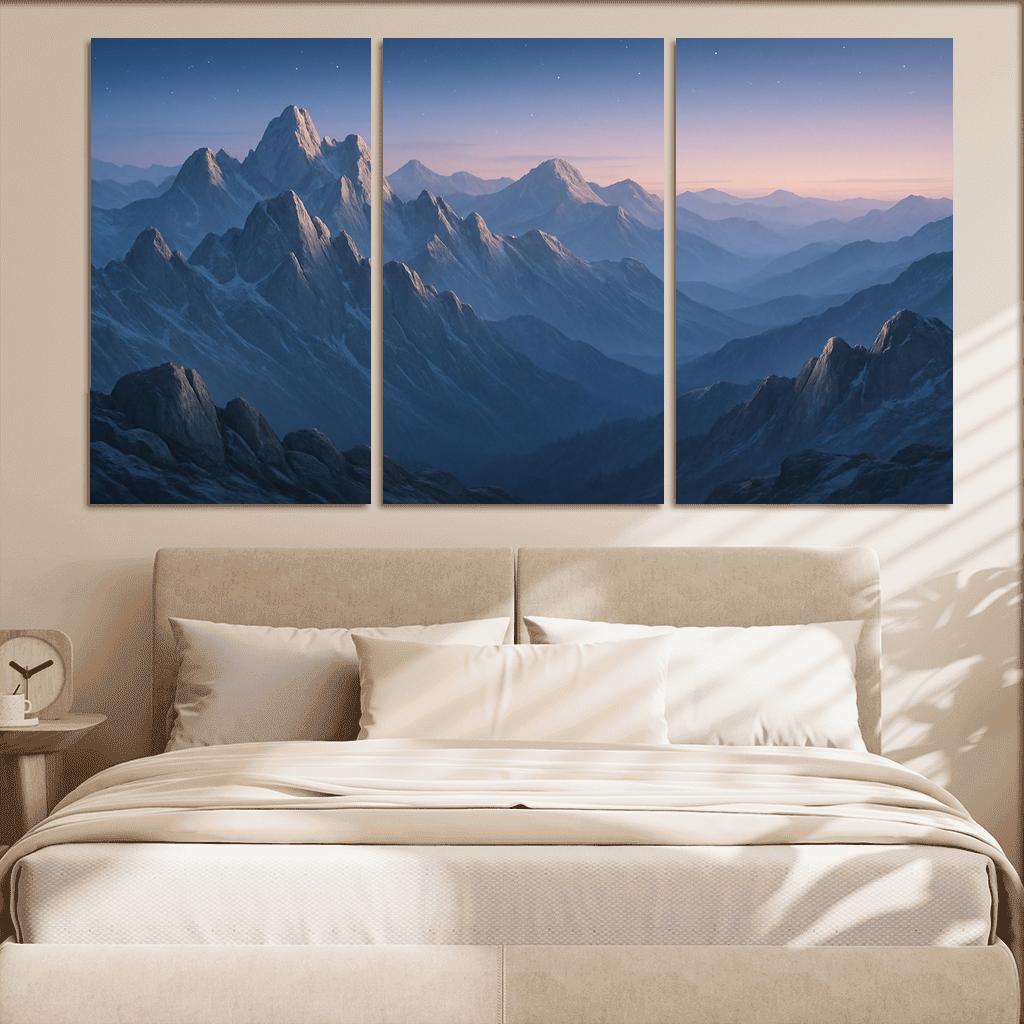 Celestial Dawn Over Frosted Granite Range wall decor