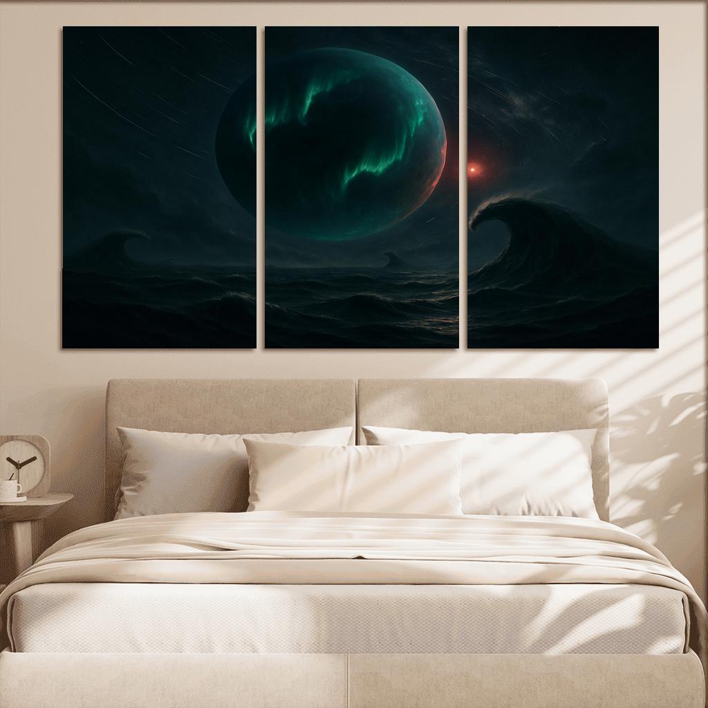 Tidal Skies Of A Rogue Ocean World oil paintings frame