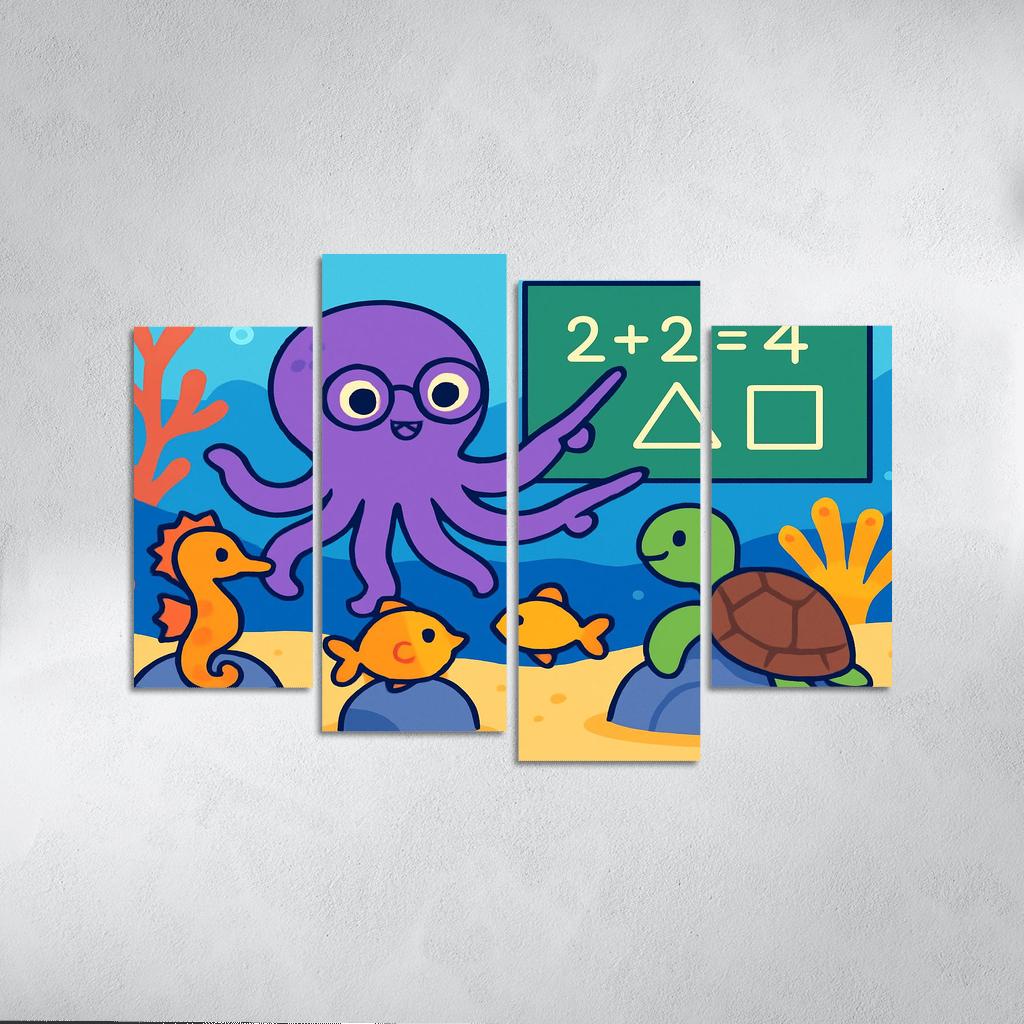 Coral Classroom Of The Octopus Teacher wall decor