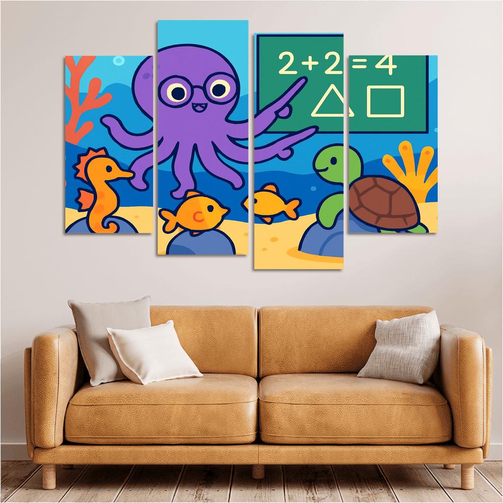 Coral Classroom Of The Octopus Teacher wall decor