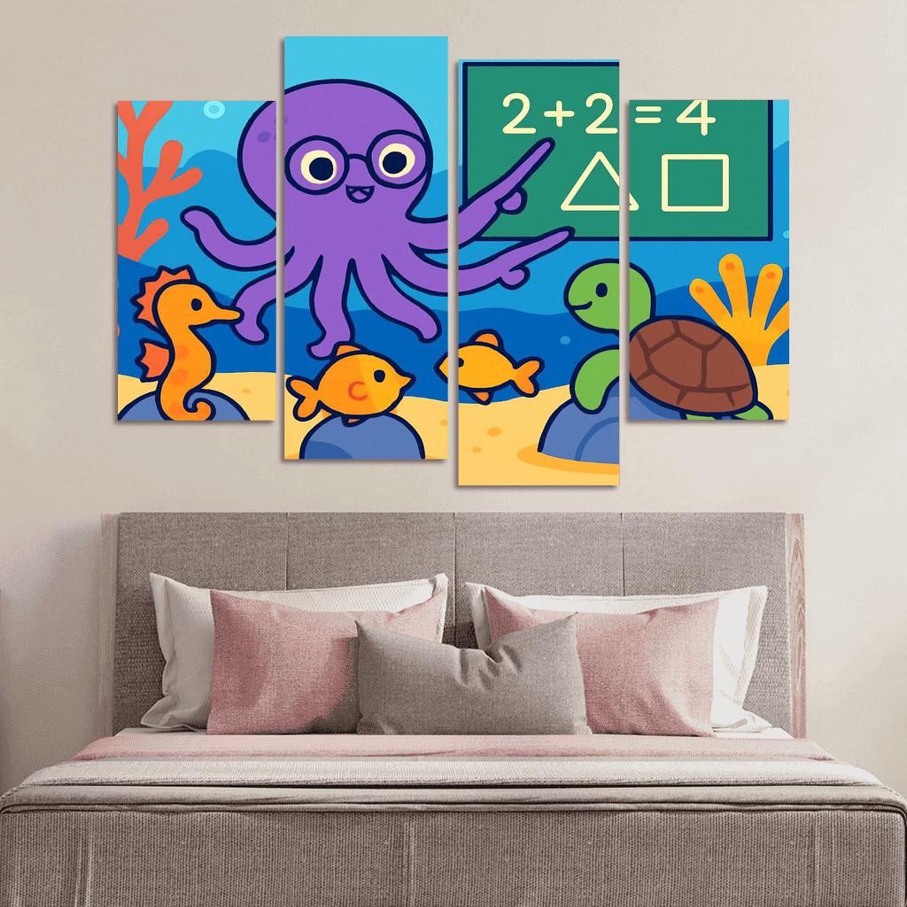 Coral Classroom Of The Octopus Teacher wall decor