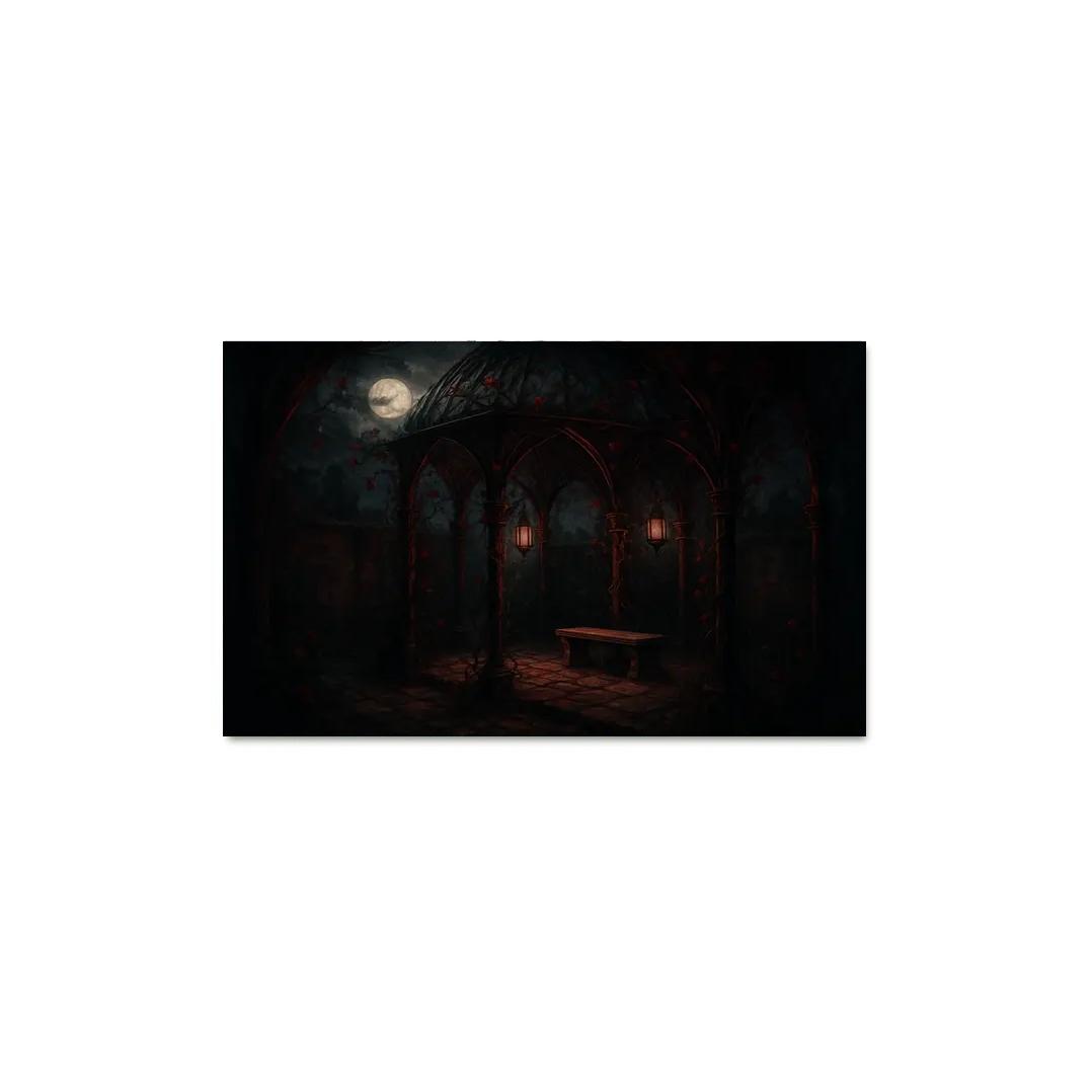 Crimson Thorn Garden Pavilion art trends