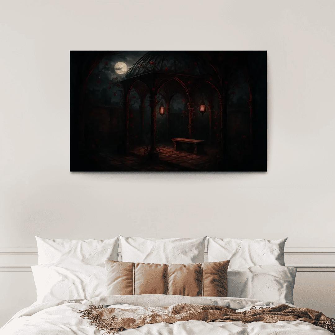 Crimson Thorn Garden Pavilion art trends