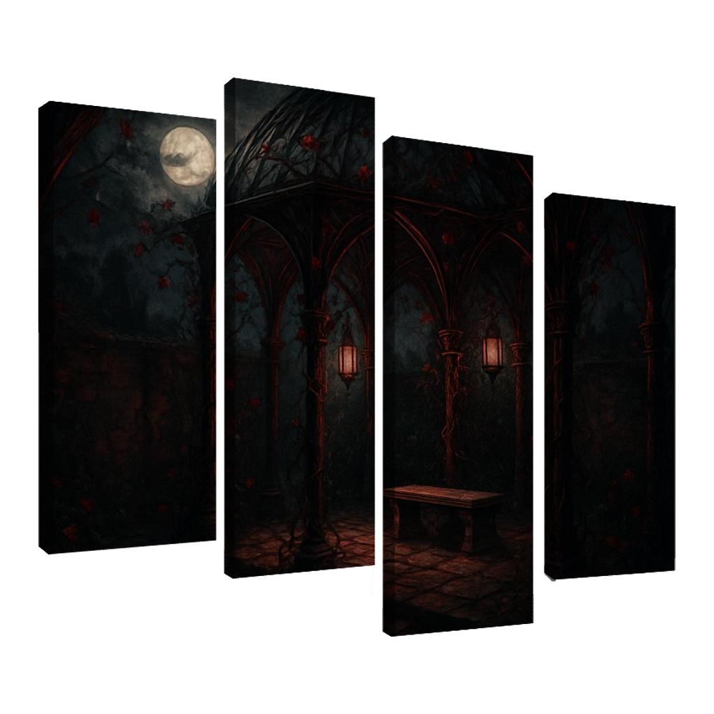 Crimson Thorn Garden Pavilion art trends