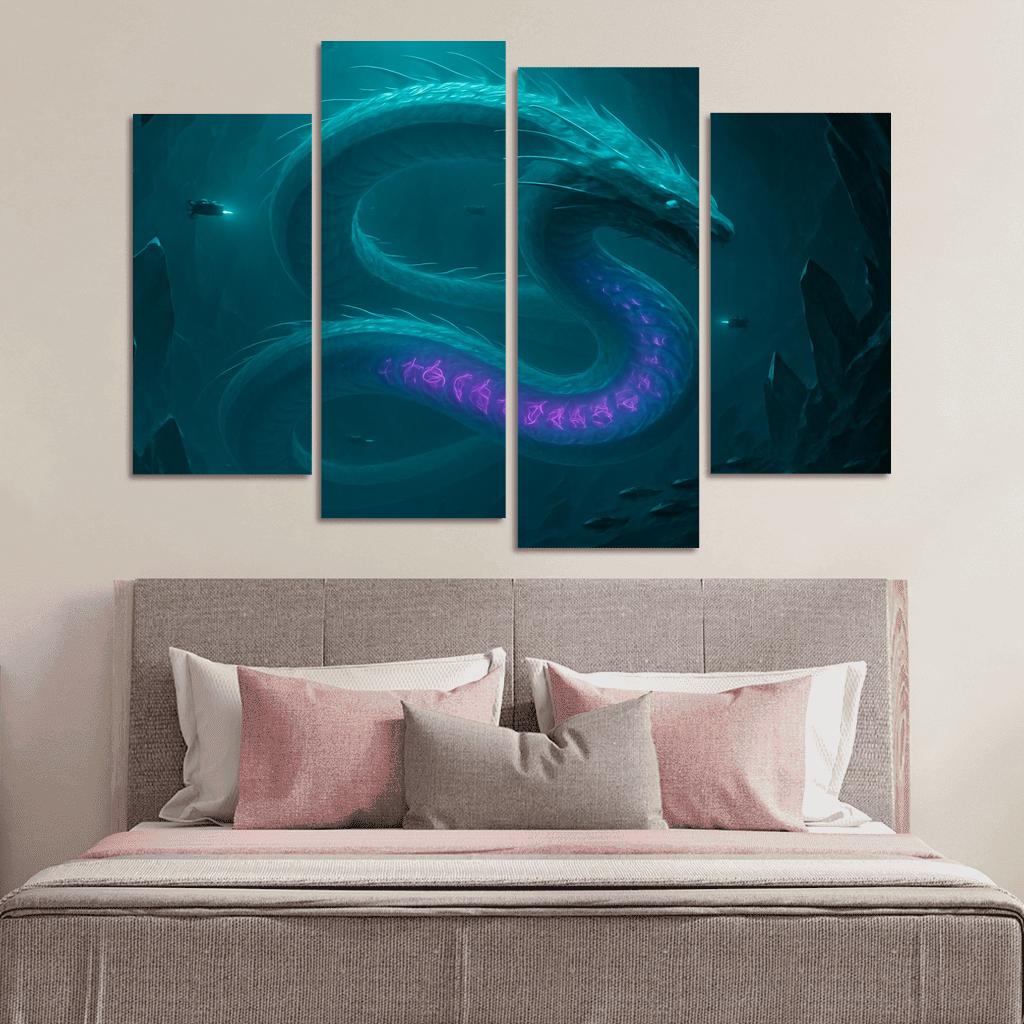 Bioluminescent Leviathan Of The Glass Trench decor