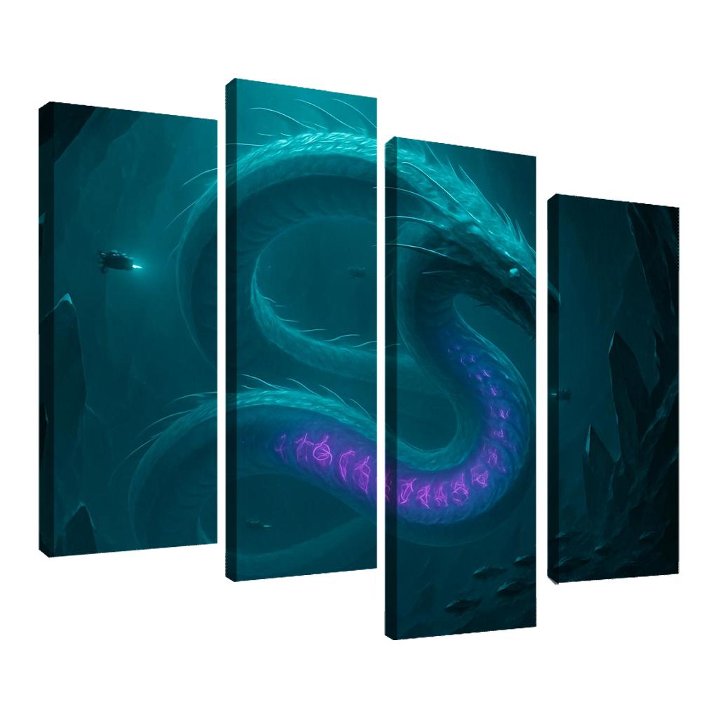 Bioluminescent Leviathan Of The Glass Trench decor