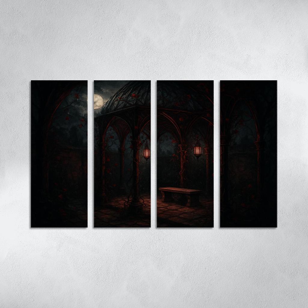 Crimson Thorn Garden Pavilion art trends