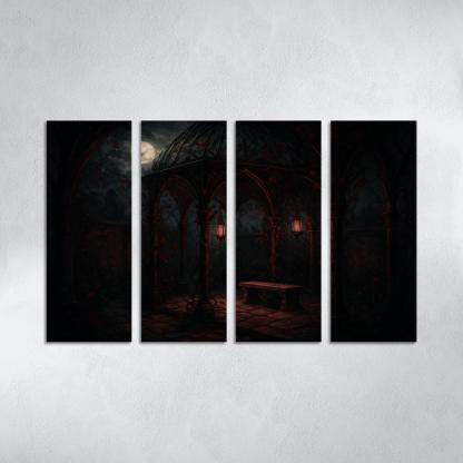 Crimson Thorn Garden Pavilion art trends