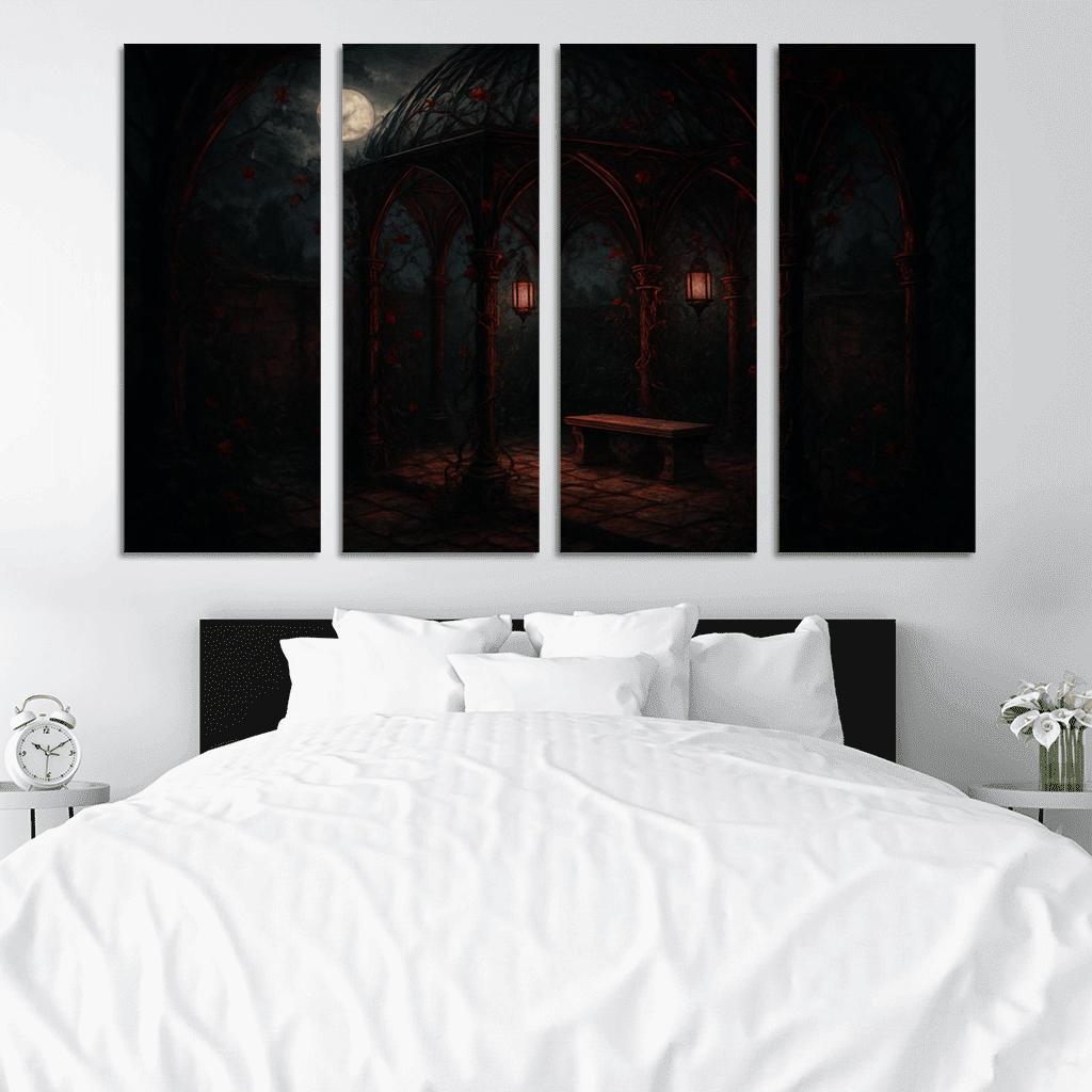 Crimson Thorn Garden Pavilion art trends