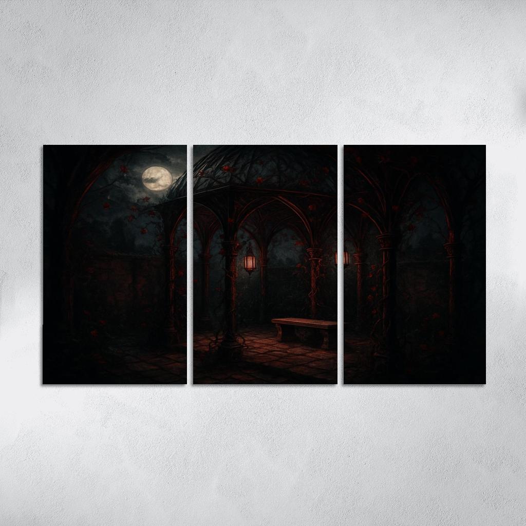 Crimson Thorn Garden Pavilion art trends