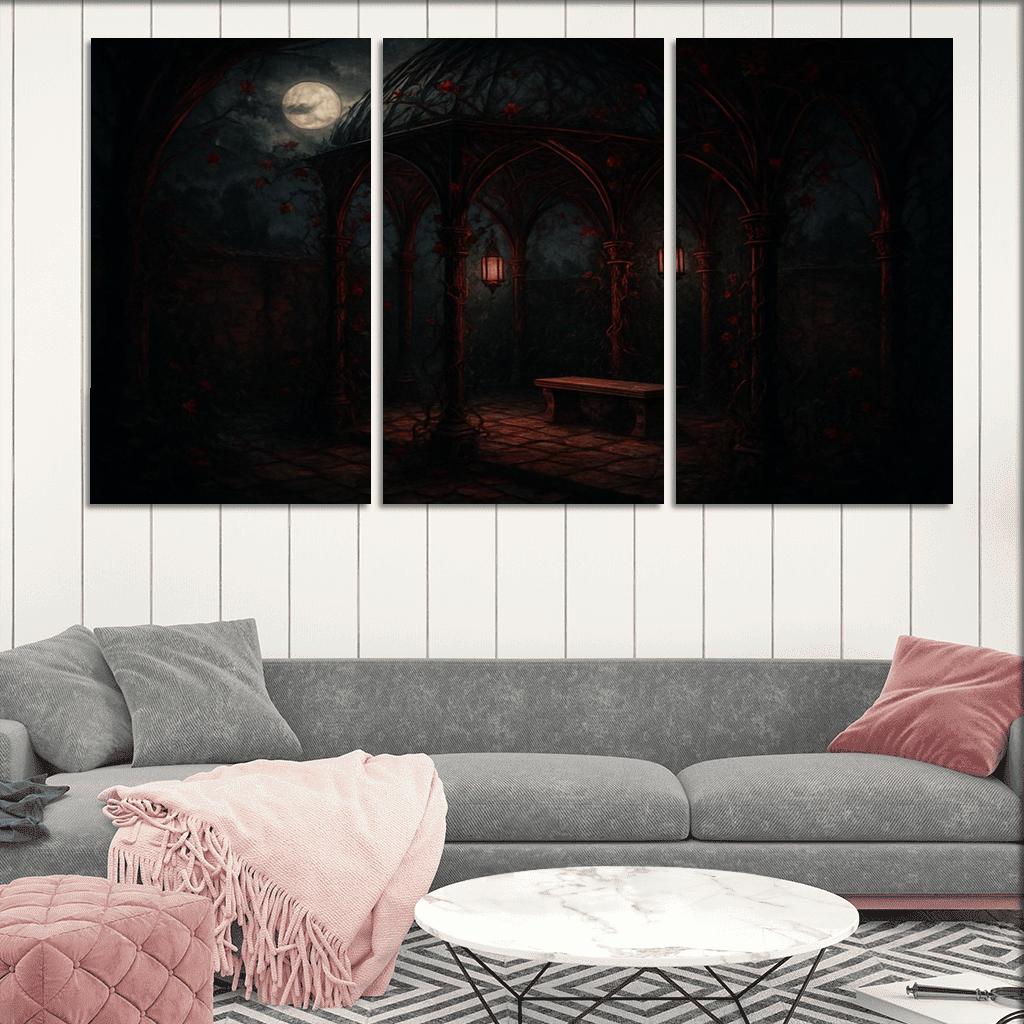 Crimson Thorn Garden Pavilion art trends