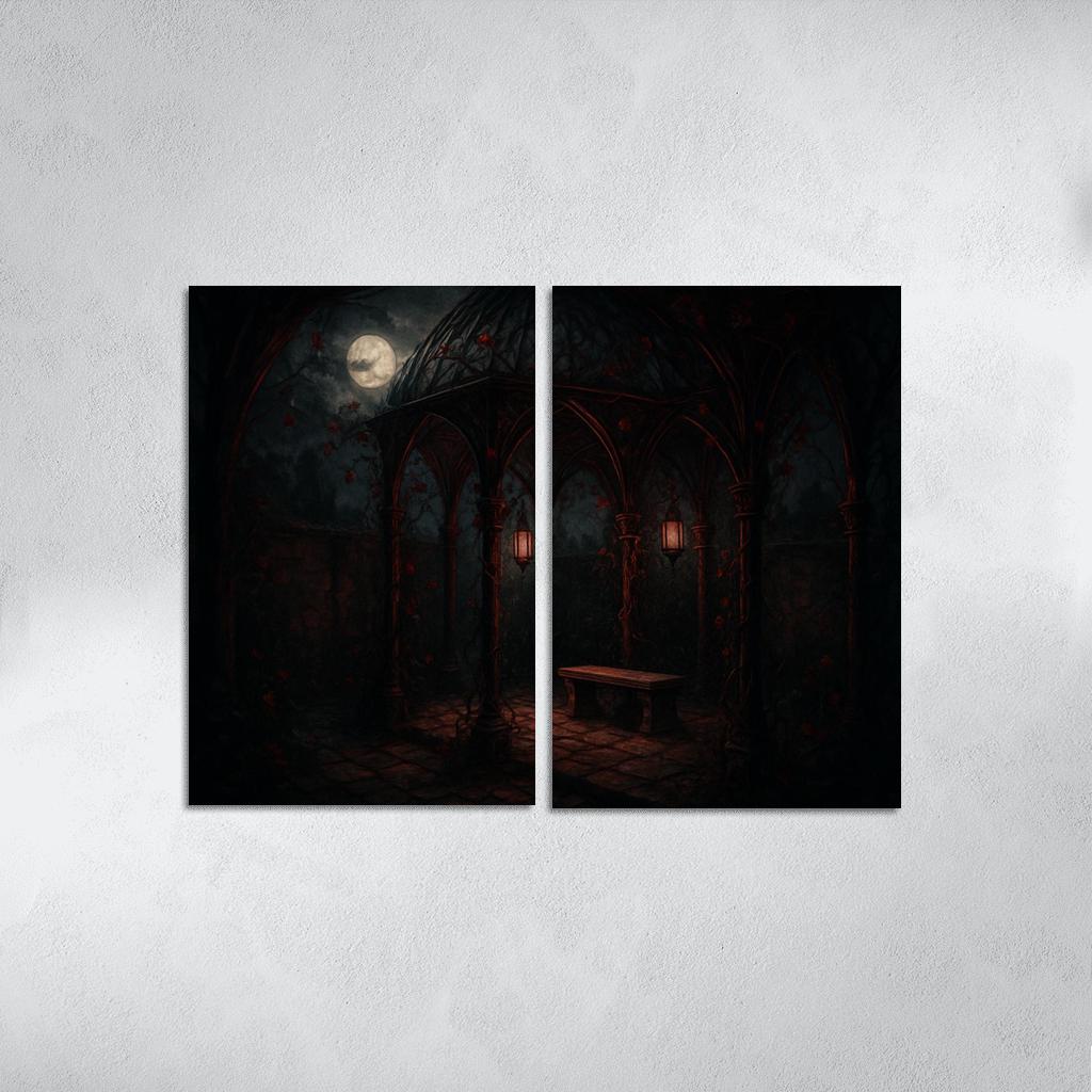 Crimson Thorn Garden Pavilion art trends