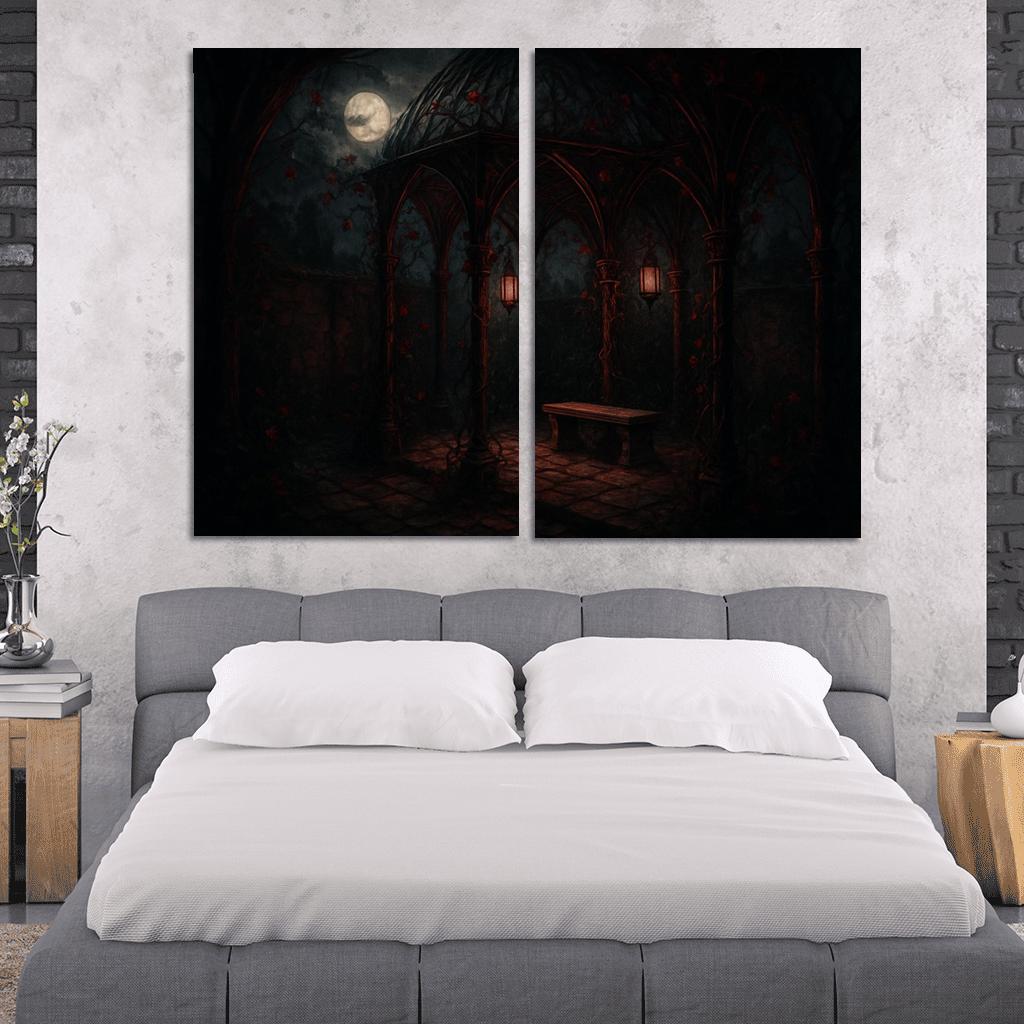 Crimson Thorn Garden Pavilion art trends