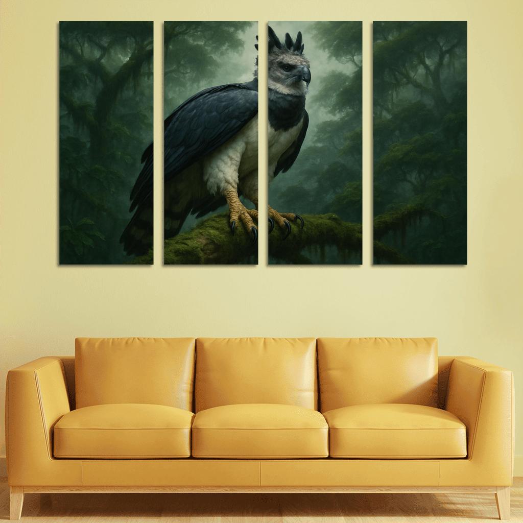 Harpy Eagle Guardian Of The Rainforest wall decor