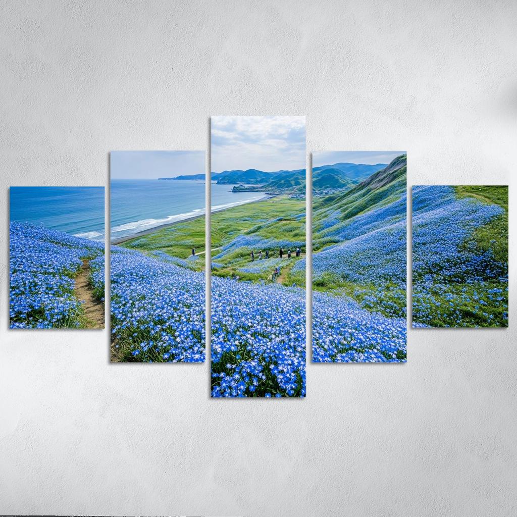 Hitachi Seaside Park Flower Fields wall decor