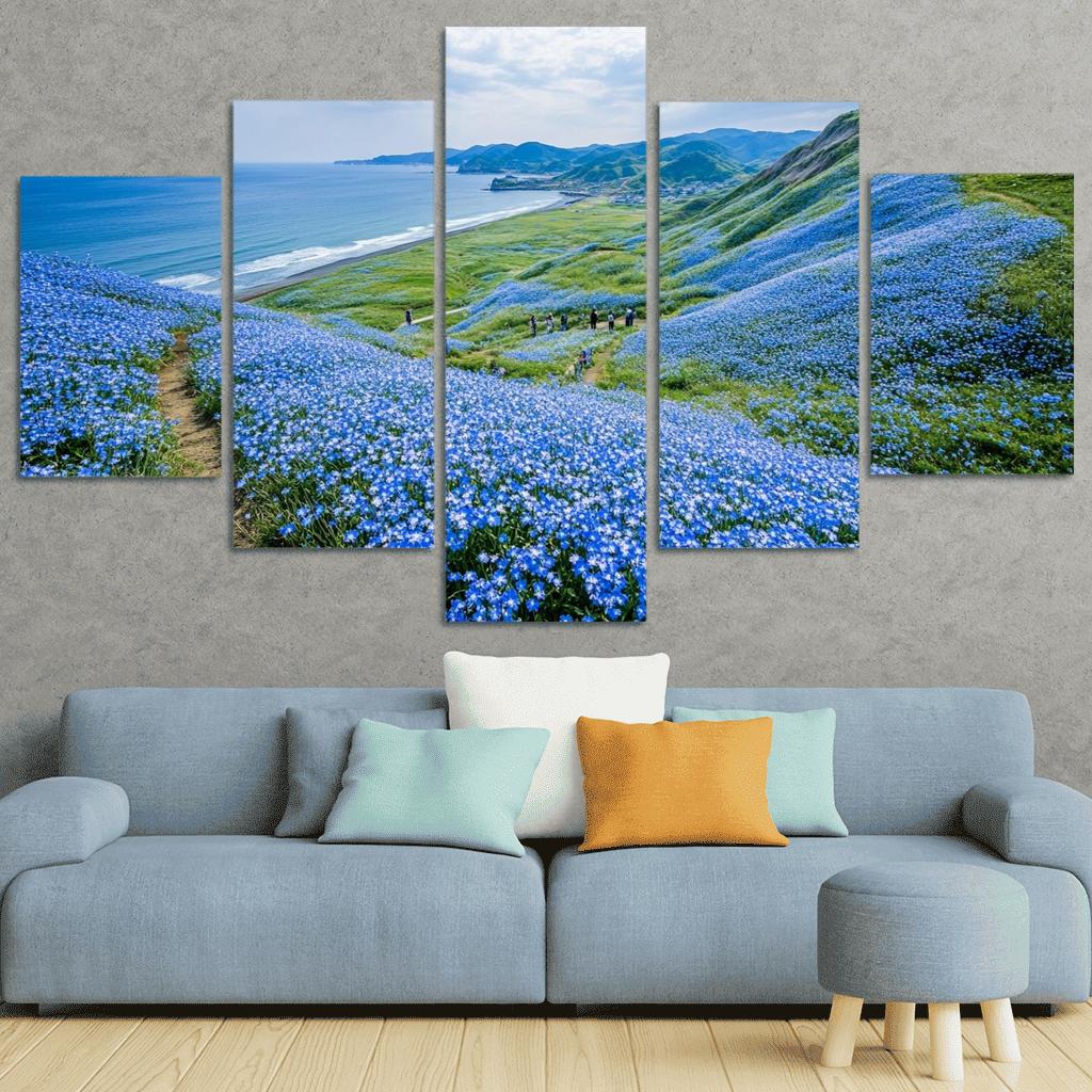 Hitachi Seaside Park Flower Fields wall decor